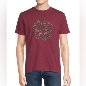 BEN SHERMAN NWT Groovy Paisley Crewneck Graphic Tee, Size S